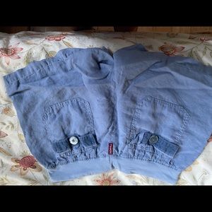 Hardtail linen shorts